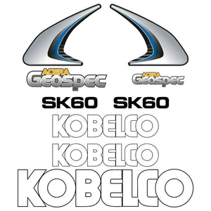 Kobelco SK60 Decals Stickers 