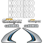Kobelco SK80MSR-2 Decals Stickers Set