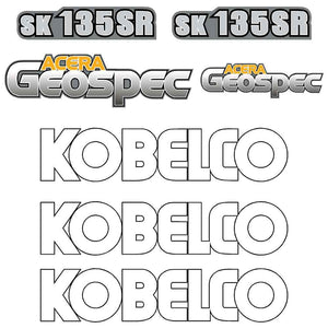 Kobelco SK135SR Decal Sticker Set