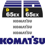 Komatsu D65EX-16 Decals Stickers 