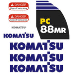 Komatsu PC88MR-8 Decals Stickers 