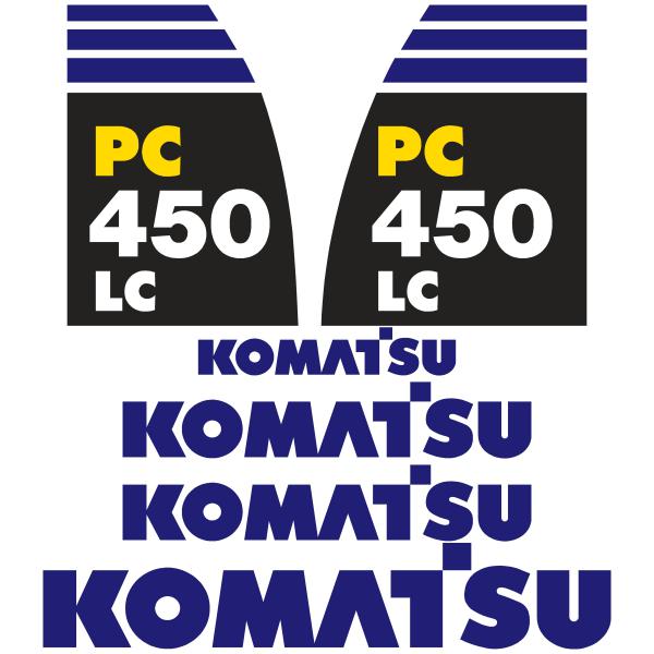 Komatsu PC450-8 LC Decal Kit - Excavator