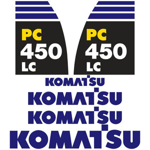Komatsu PC450-8 LC Decal Kit - Excavator