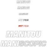 Manitou MT732 Decals Stickers 