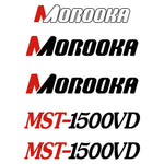 Morooka MST1500VD Decals Stickers