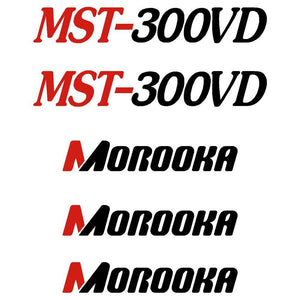 Morooka MST300VD Decals Stickers