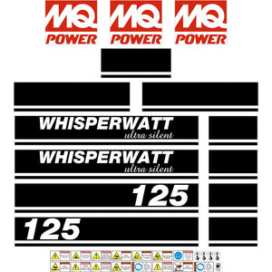 Multiquip DCI 125 Decal Kit - Generator