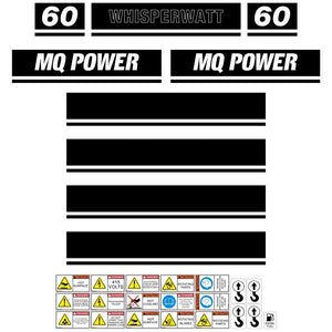 Multiquip DCA60 Decal Kit - Generator