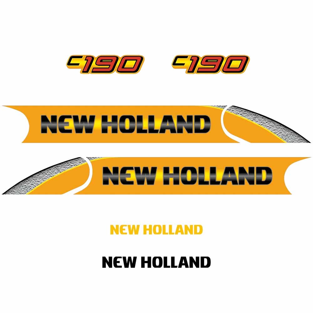 New Holland C190 Decal Set