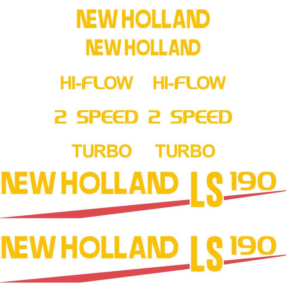 New Holland LS190 Decal Set