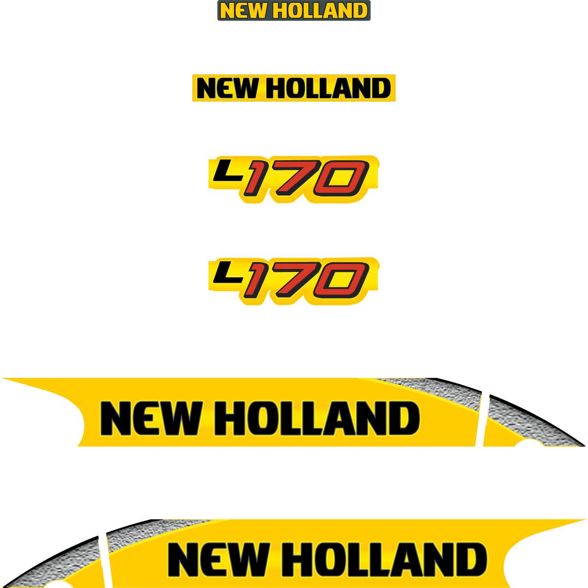 New Holland L170 Decal Kit - Skid Steer