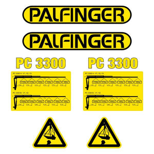 Palfinger PC3300 Decal Kit - Crane