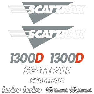 Scat Trak 1300D Decal Sticker Set