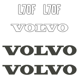 Volvo L70F Decals Stickers