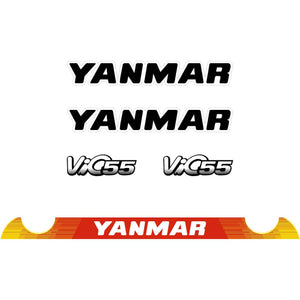 Yanmar Vio55-6 Decal Kit - Mini Excavator